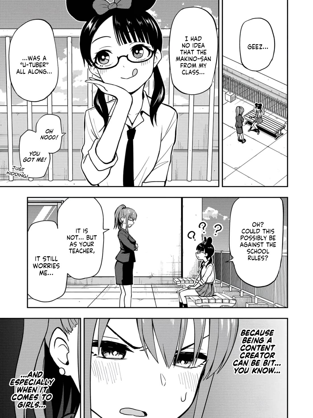 Delusional Teacher Chapter 20 page 3 - Chapter 20: I'll Get Banned, Y'know!