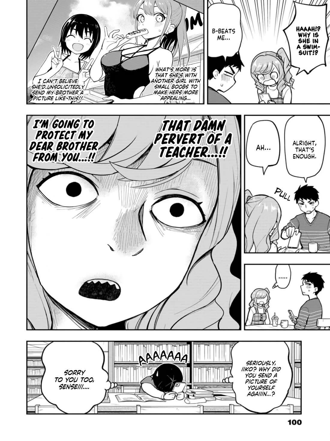 Delusional Teacher Chapter 38 page 8 - Chapter 38: That Damn Pervert of a Teacher...!!
