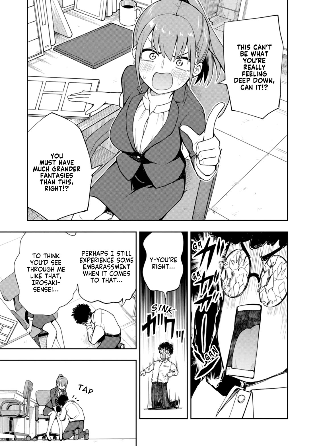 Delusional Teacher Chapter 4 page 7 - Chapter 4: You Can Draw It A Bit Bigger, You Know?