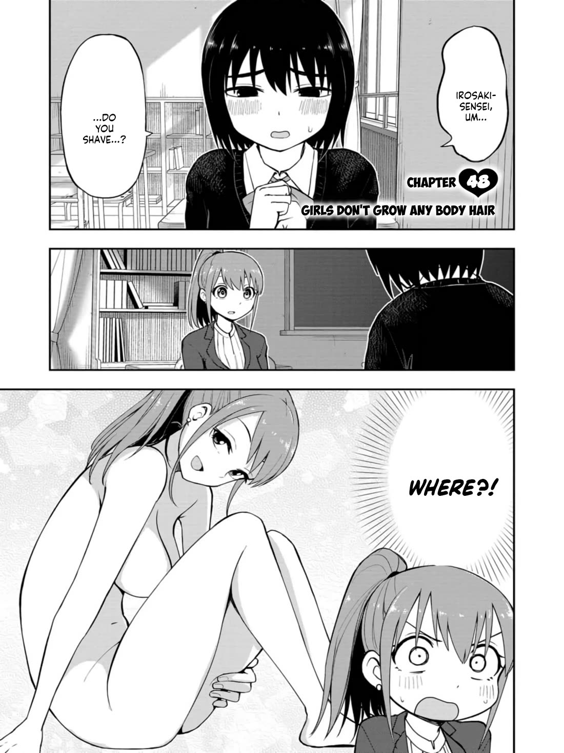 Delusional Teacher Chapter 48 page 1 - Chapter 48: Girls Don't Grow Any Body Hair