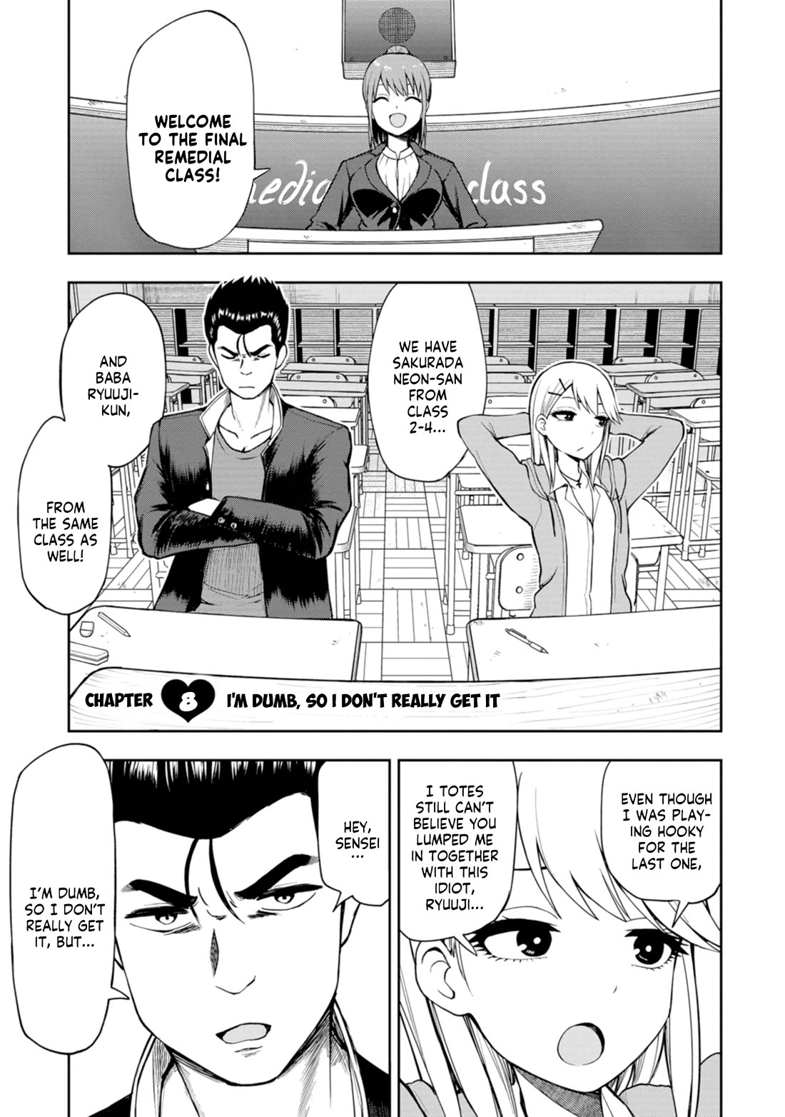 Delusional Teacher Chapter 8 page 1 - Chapter 8: I'm Dumb, So I Don't Really Get It