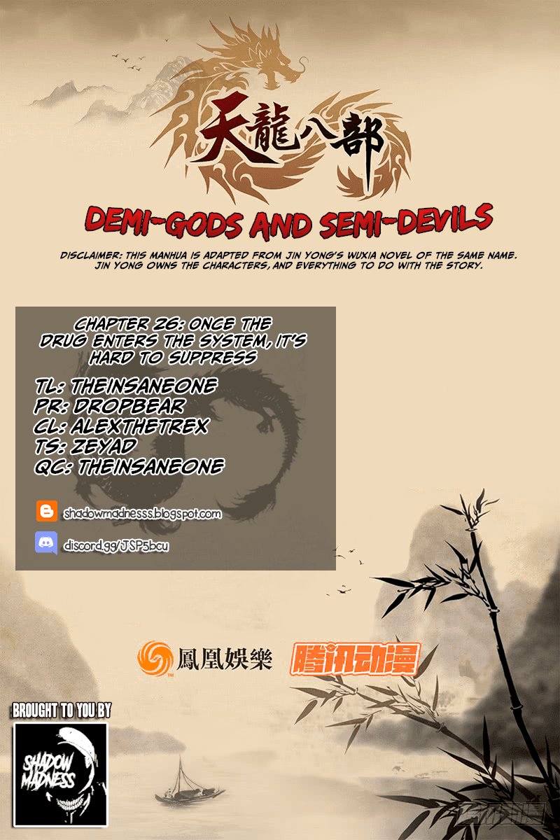 Demi-Gods and Semi-Devils Chapter 26 page 1 - Chapter 26: Once the drug enters the system, it’s hard to suppress