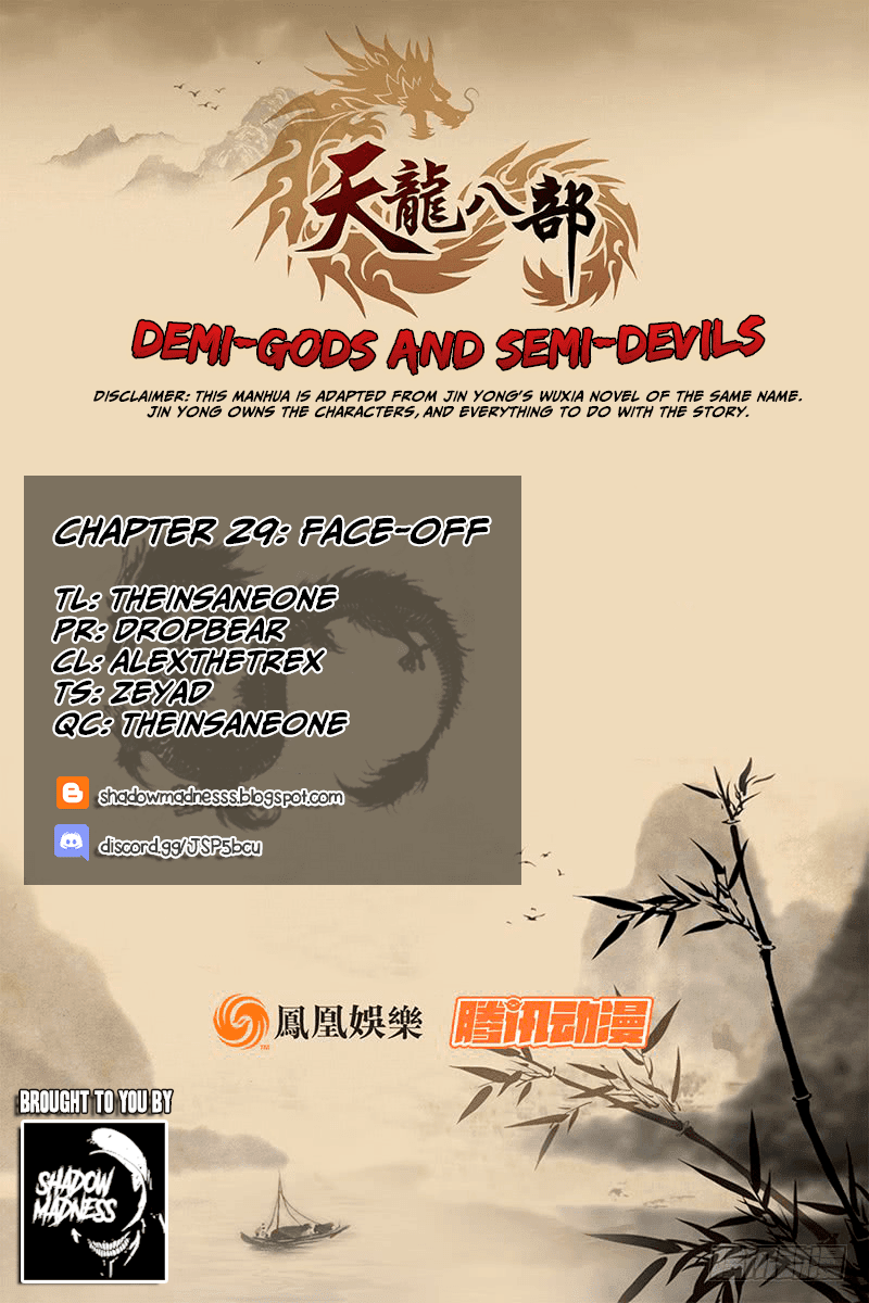Demi-Gods and Semi-Devils Chapter 29 page 1 - Chapter 29: Face-Off