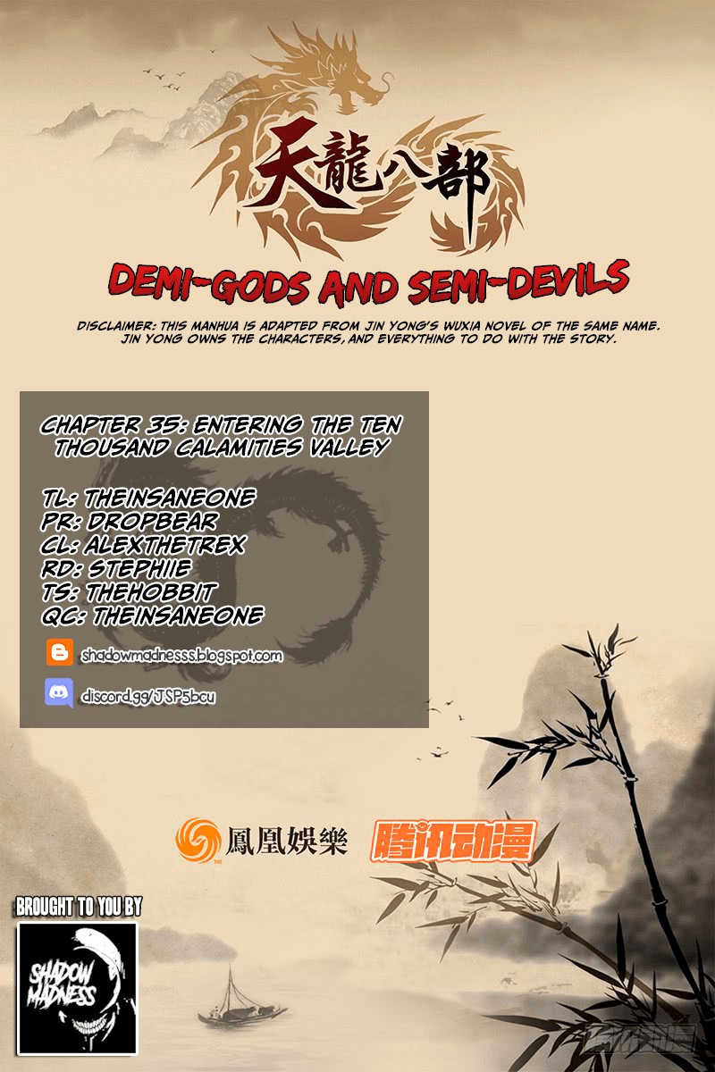 Demi-Gods and Semi-Devils Chapter 35 page 1 - Chapter 35: Entering the Ten Thousand Calamities Valley
