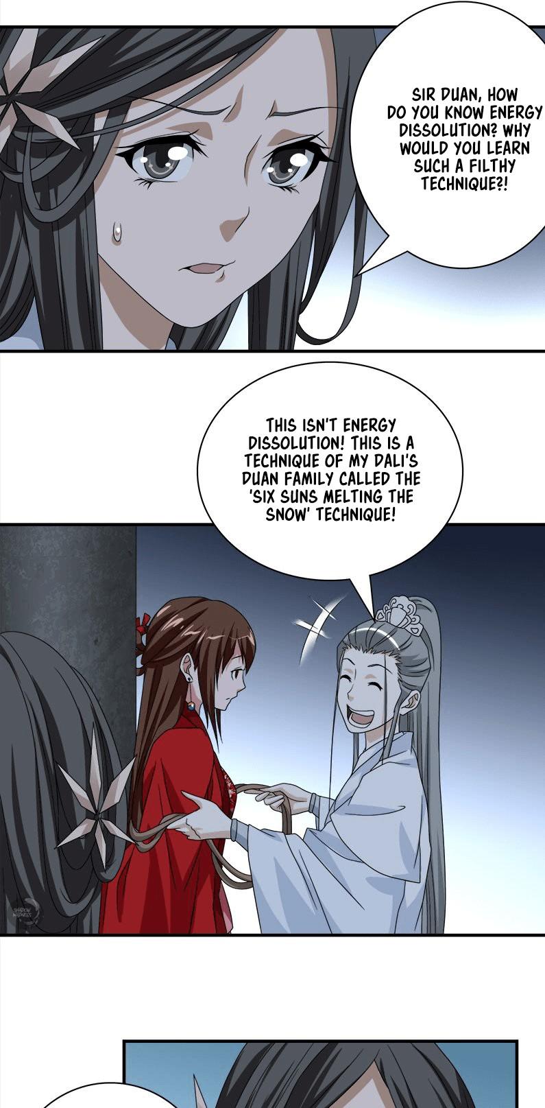 Demi-Gods and Semi-Devils Chapter 73 page 19 - Chapter 73: Fighting Grannie Yan to save the beauties