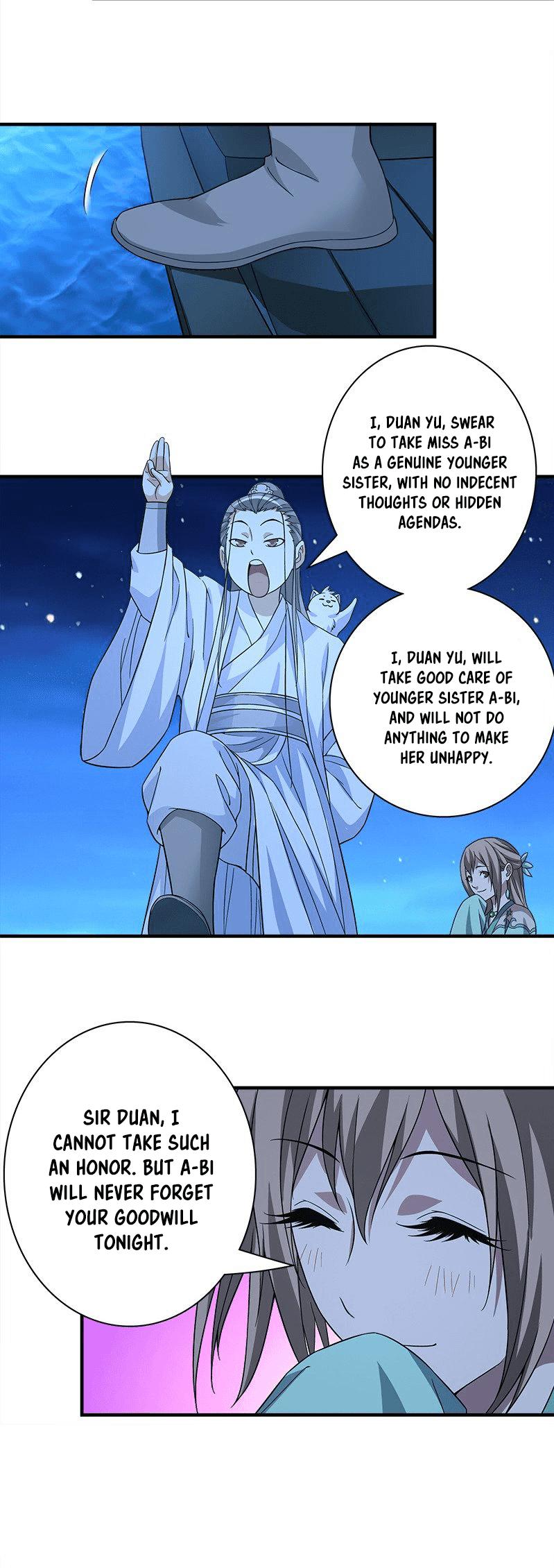 Demi-Gods and Semi-Devils Chapter 78 page 8 - Chapter 78: Getting to know each other over wine