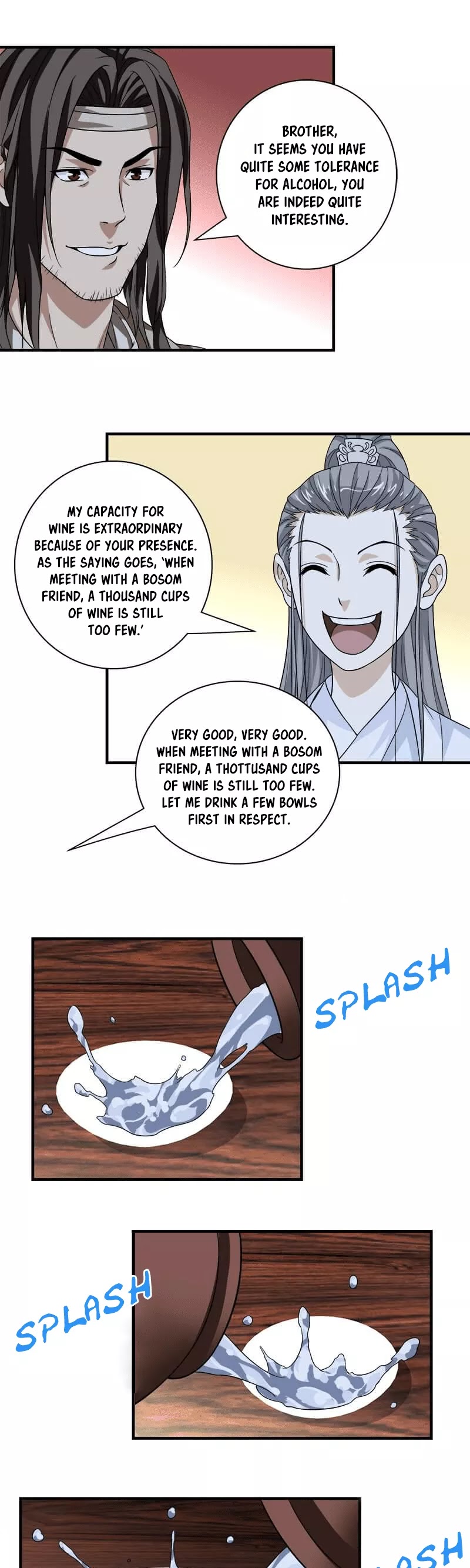 Demi-Gods and Semi-Devils Chapter 79 page 14 - Chapter 79: Drinking between men