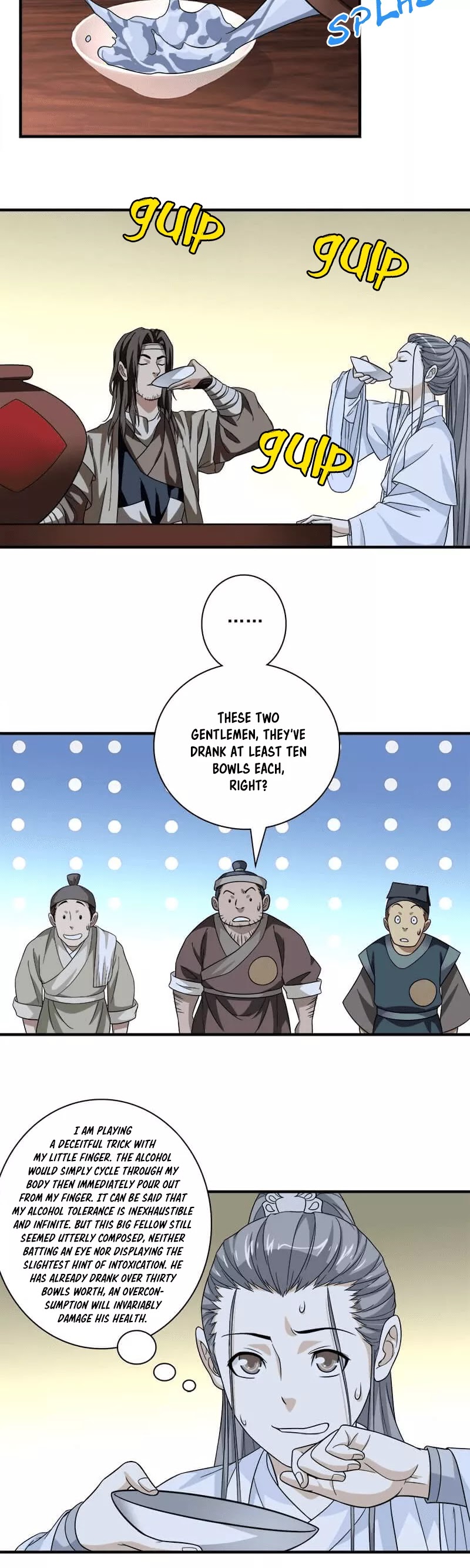Demi-Gods and Semi-Devils Chapter 79 page 15 - Chapter 79: Drinking between men