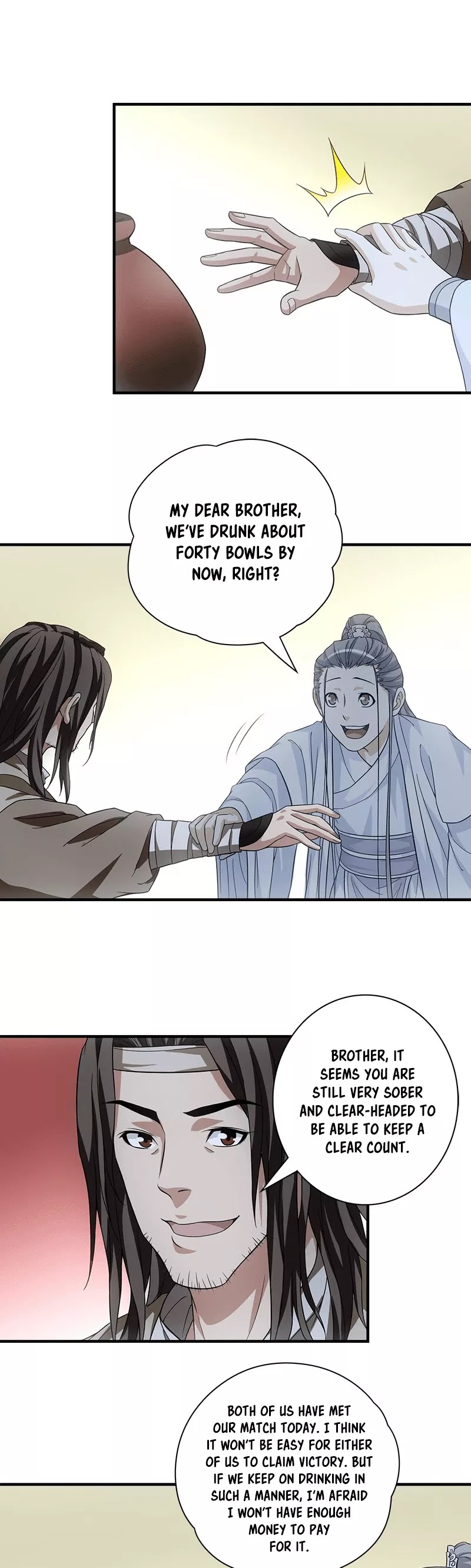 Demi-Gods and Semi-Devils Chapter 79 page 16 - Chapter 79: Drinking between men