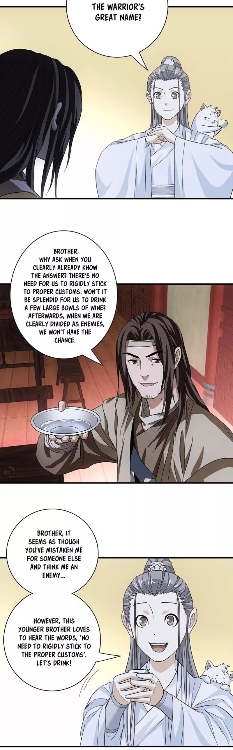 Demi-Gods and Semi-Devils Chapter 79 page 5 - Chapter 79: Drinking between men
