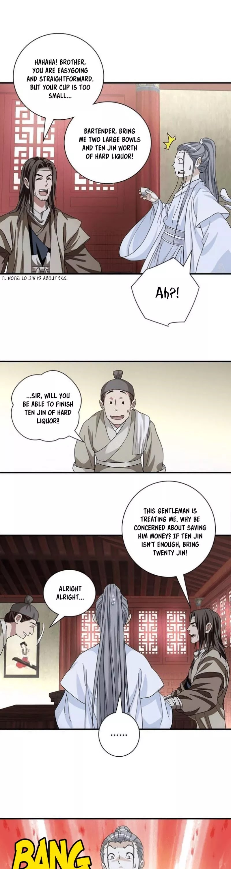 Demi-Gods and Semi-Devils Chapter 79 page 6 - Chapter 79: Drinking between men