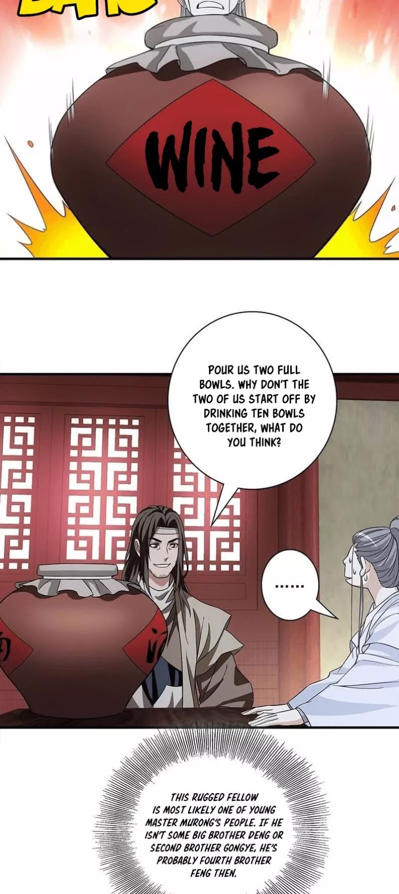 Demi-Gods and Semi-Devils Chapter 79 page 7 - Chapter 79: Drinking between men