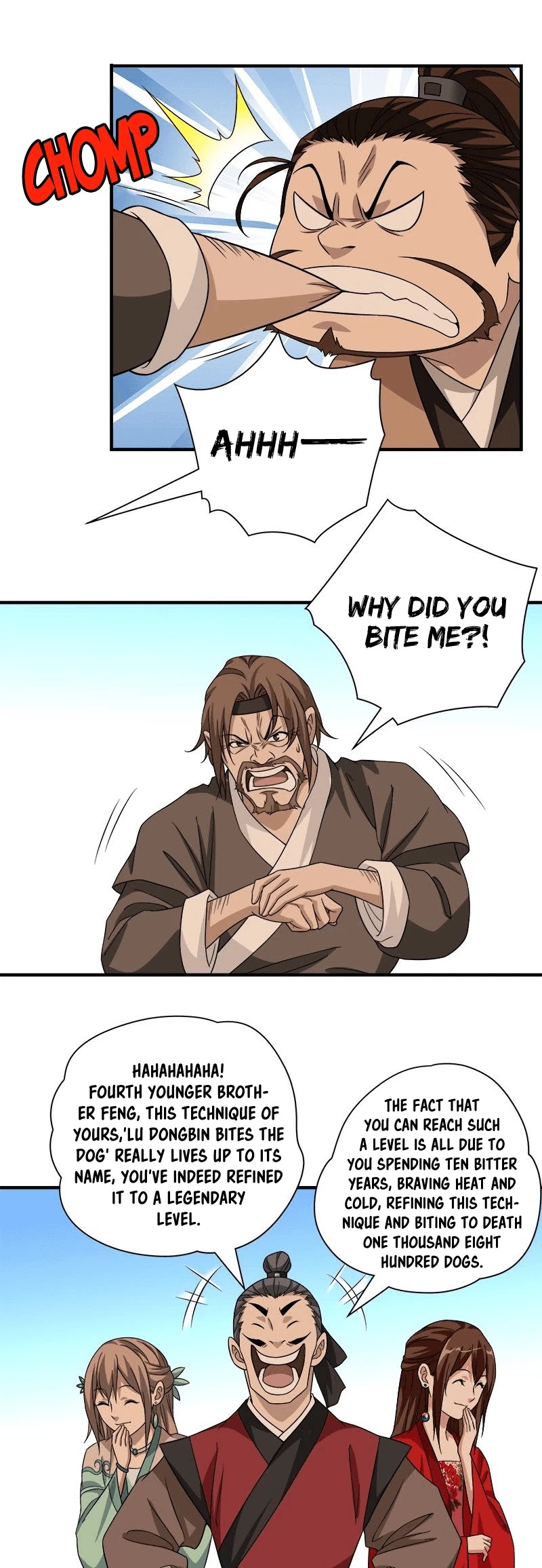 Demi-Gods and Semi-Devils Chapter 82 page 8 - Chapter 82: The four elders of the beggars’ sect settle the storm