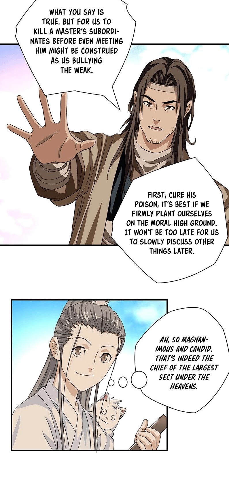 Demi-Gods and Semi-Devils Chapter 83 page 3 - Chapter 83: A person who fights when a fight is available
