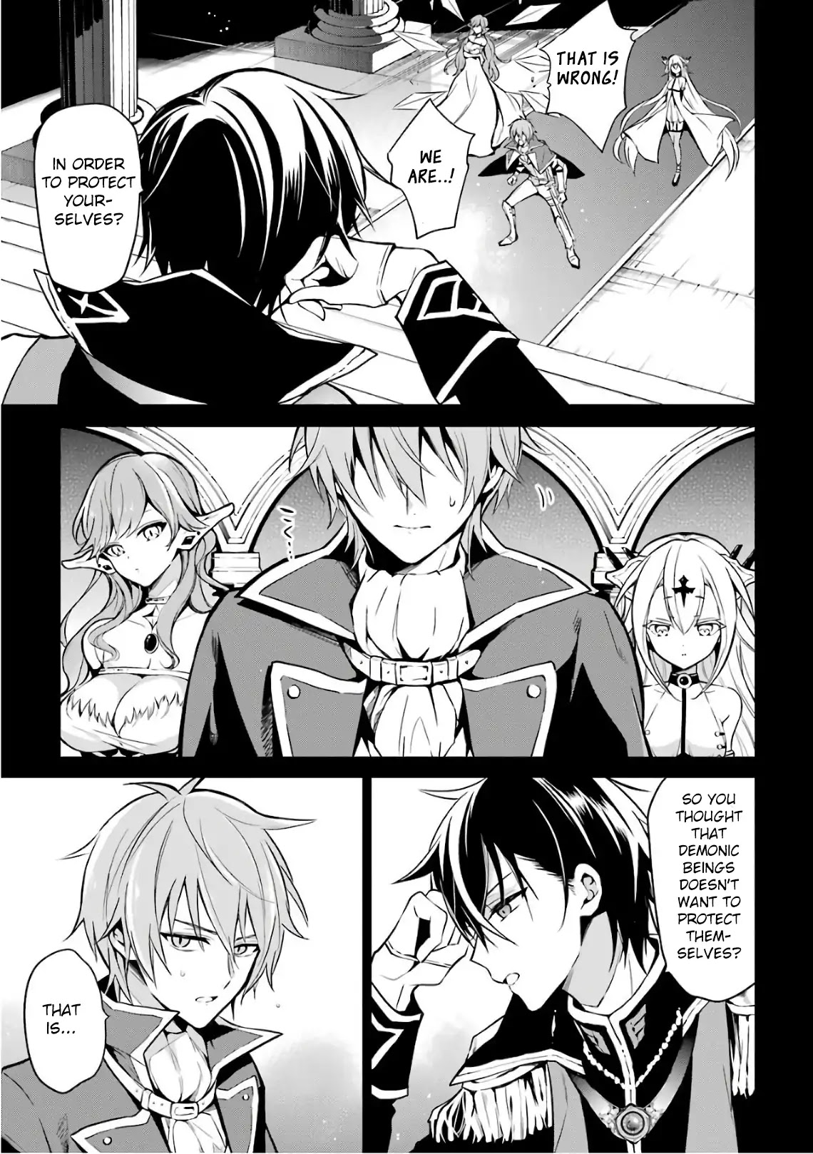 Demon King Mismatched School ~The Founder of the Strongest Demon King in History, He Arrives at School as Descendants After Reincarnating~ Chapter 1 page 12 - Chapter 1: Reincarnation and a Written Invitation