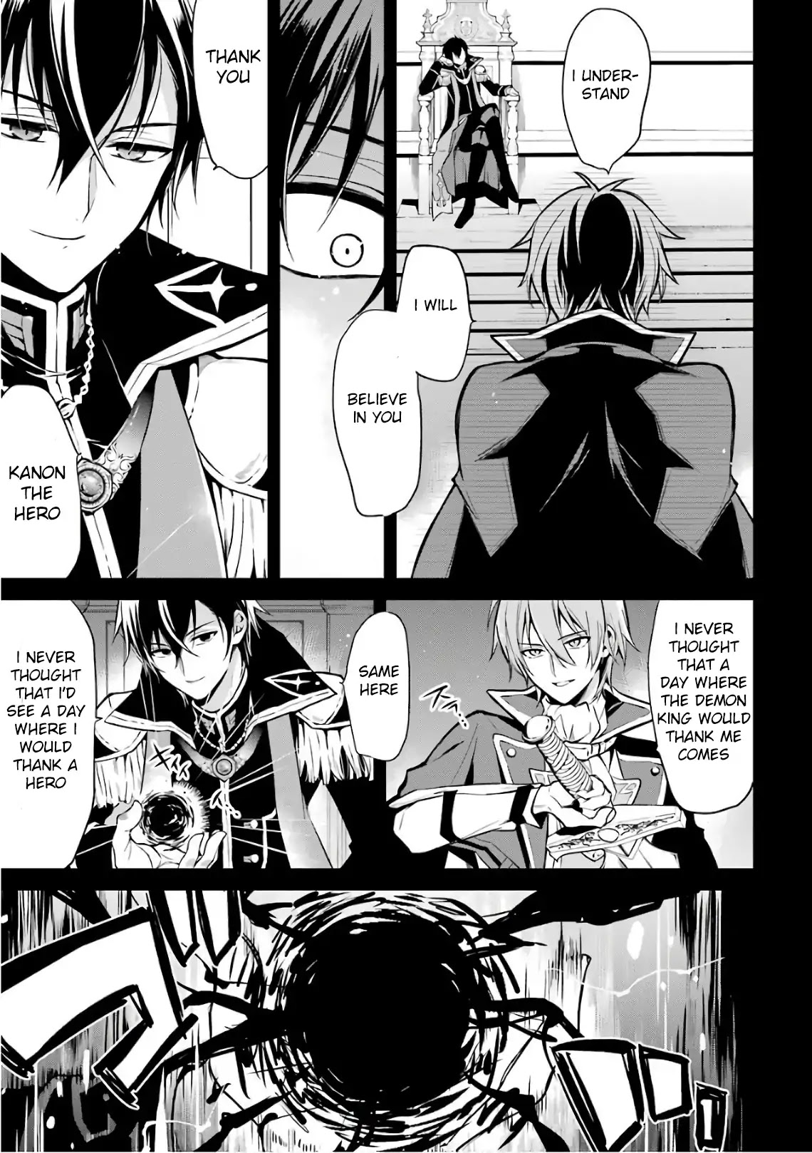 Demon King Mismatched School ~The Founder of the Strongest Demon King in History, He Arrives at School as Descendants After Reincarnating~ Chapter 1 page 14 - Chapter 1: Reincarnation and a Written Invitation