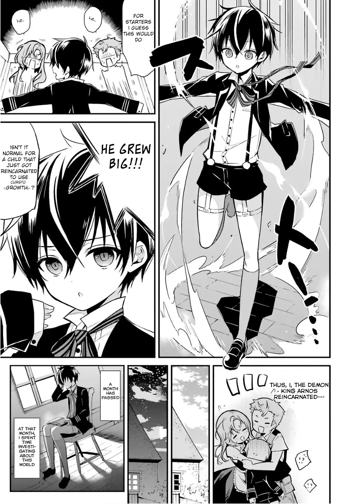 Demon King Mismatched School ~The Founder of the Strongest Demon King in History, He Arrives at School as Descendants After Reincarnating~ Chapter 1 page 22 - Chapter 1: Reincarnation and a Written Invitation