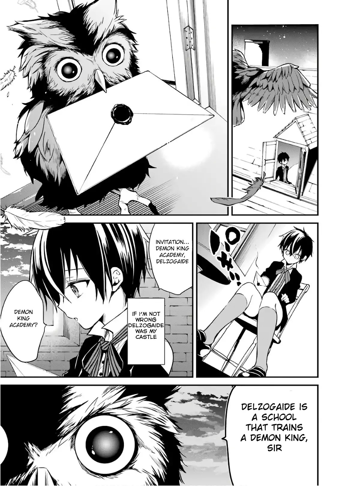 Demon King Mismatched School ~The Founder of the Strongest Demon King in History, He Arrives at School as Descendants After Reincarnating~ Chapter 1 page 24 - Chapter 1: Reincarnation and a Written Invitation