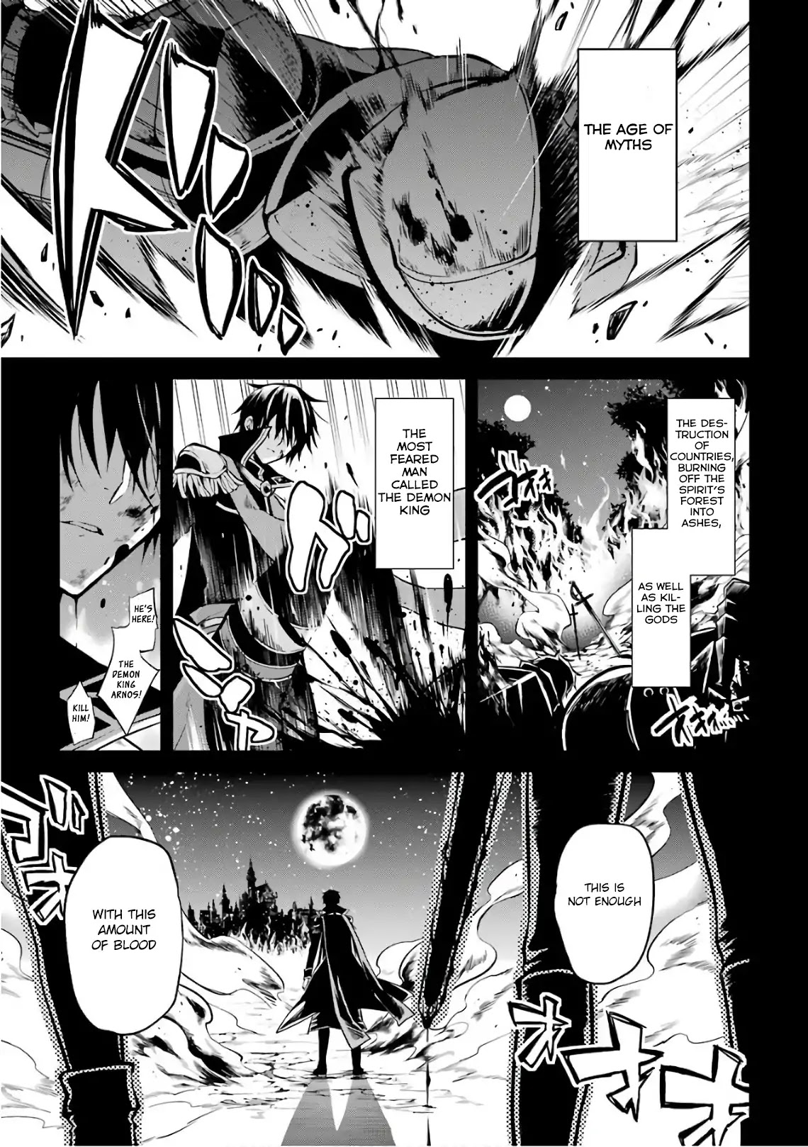 Demon King Mismatched School ~The Founder of the Strongest Demon King in History, He Arrives at School as Descendants After Reincarnating~ Chapter 1 page 6 - Chapter 1: Reincarnation and a Written Invitation