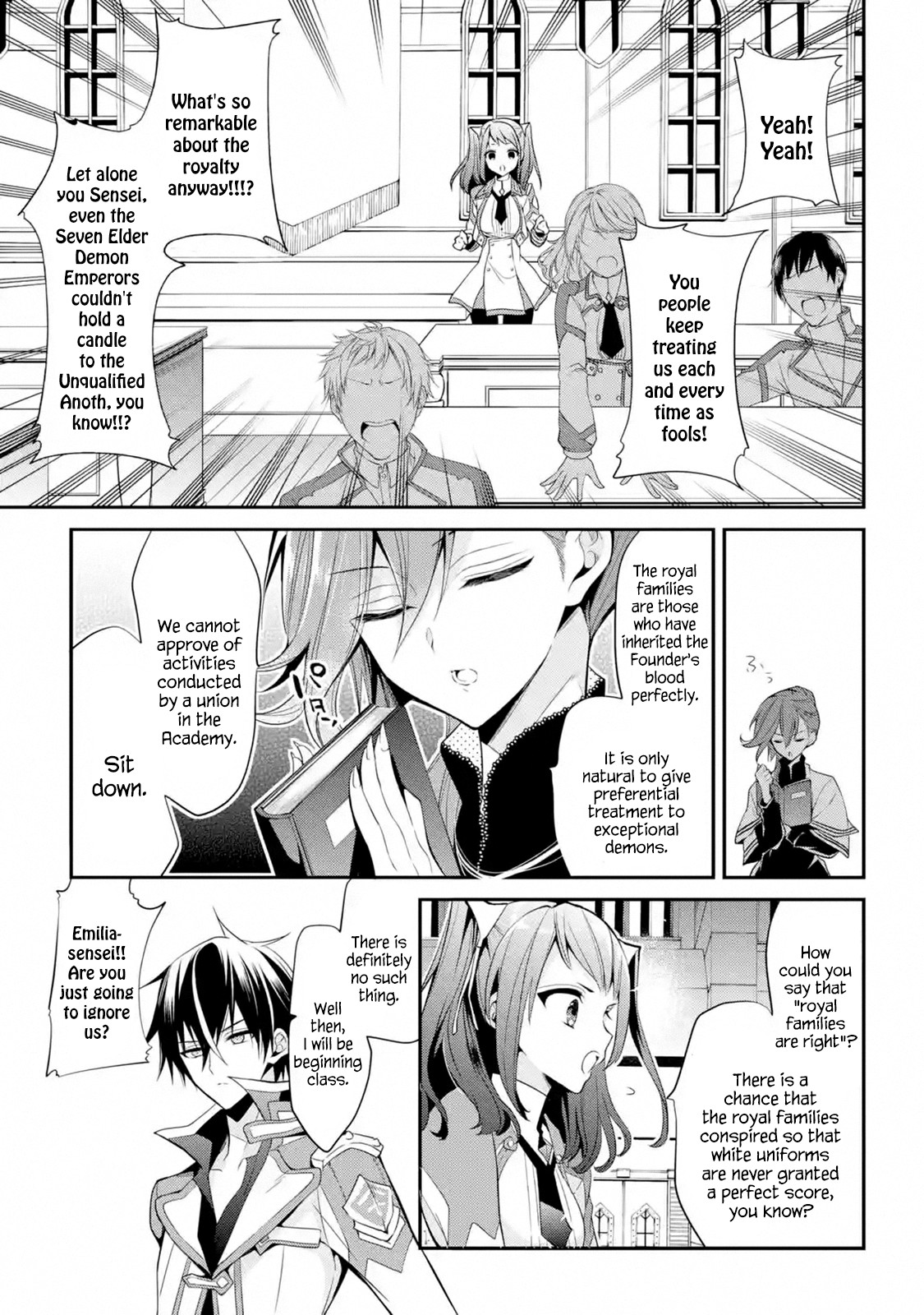 Demon King Mismatched School ~The Founder of the Strongest Demon King in History, He Arrives at School as Descendants After Reincarnating~ Chapter 13.2 page 9 - Chapter 13.2