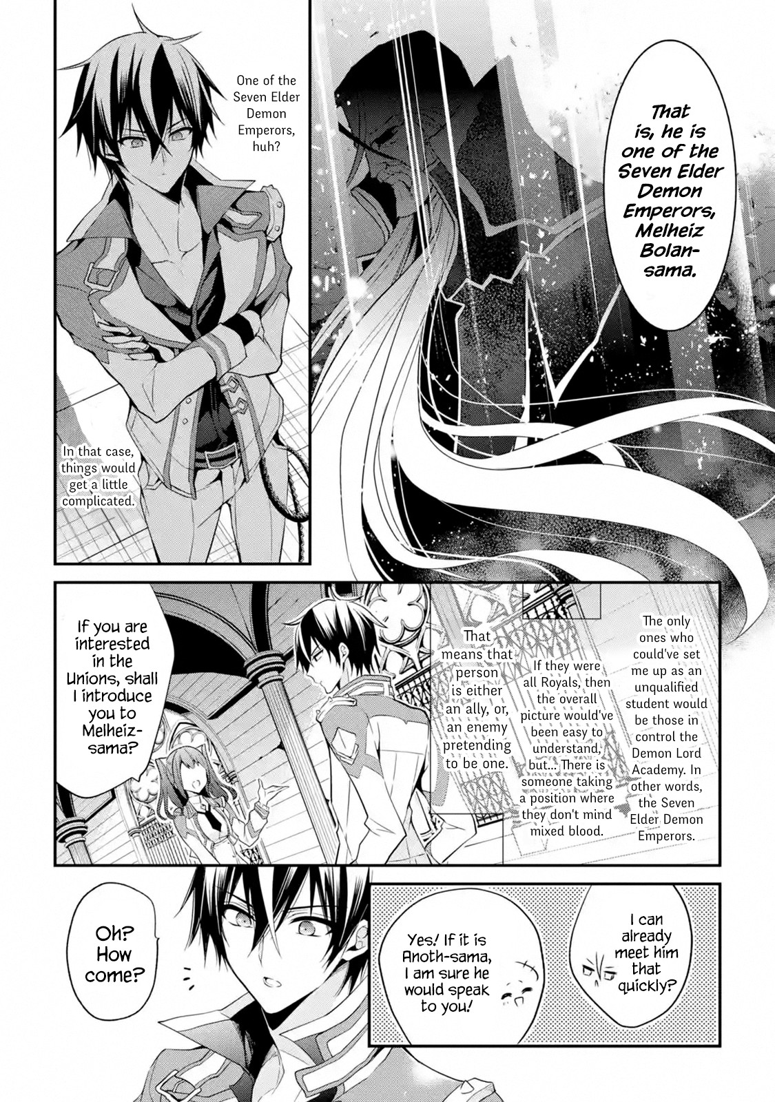 Demon King Mismatched School ~The Founder of the Strongest Demon King in History, He Arrives at School as Descendants After Reincarnating~ Chapter 13.3 page 8 - Chapter 13.3