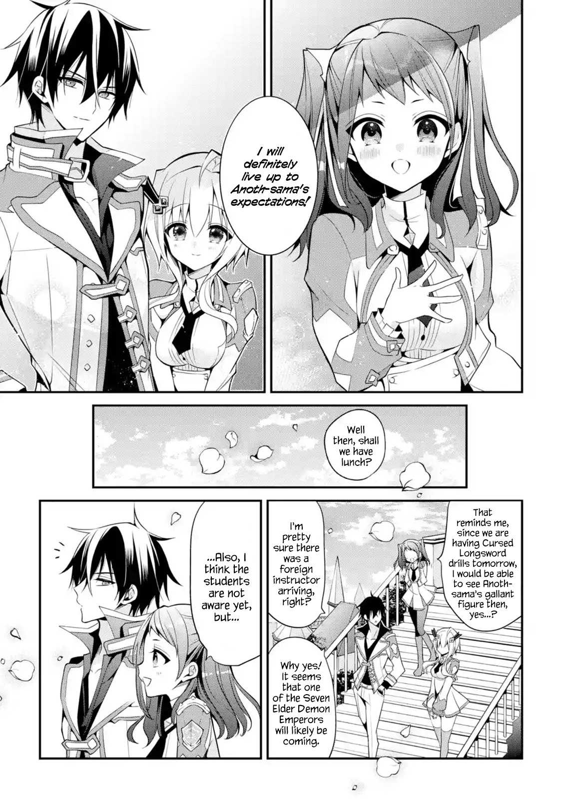 Demon King Mismatched School ~The Founder of the Strongest Demon King in History, He Arrives at School as Descendants After Reincarnating~ Chapter 13.5 page 3 - Chapter 13.5