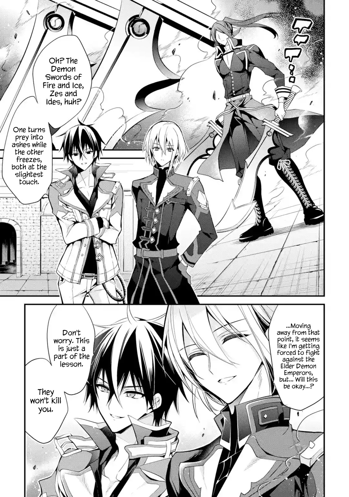 Demon King Mismatched School ~The Founder of the Strongest Demon King in History, He Arrives at School as Descendants After Reincarnating~ Chapter 14 page 13 - Chapter 14: Demon Sword Training