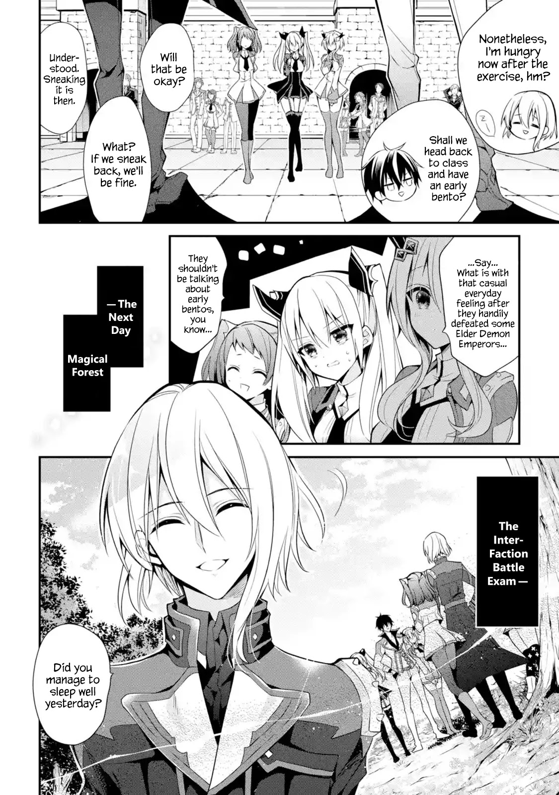 Demon King Mismatched School ~The Founder of the Strongest Demon King in History, He Arrives at School as Descendants After Reincarnating~ Chapter 14 page 38 - Chapter 14: Demon Sword Training