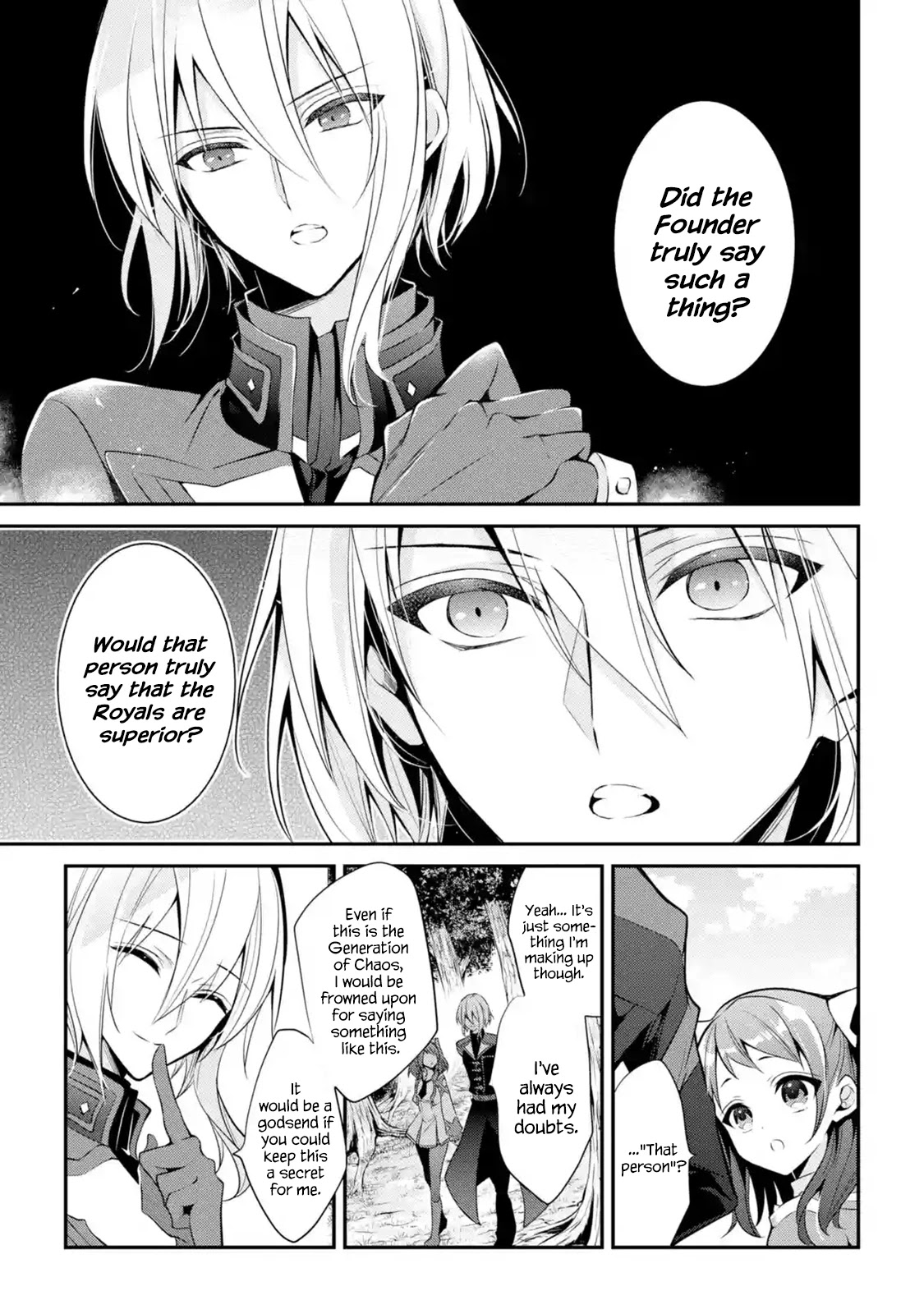 Demon King Mismatched School ~The Founder of the Strongest Demon King in History, He Arrives at School as Descendants After Reincarnating~ Chapter 14 page 41 - Chapter 14: Demon Sword Training