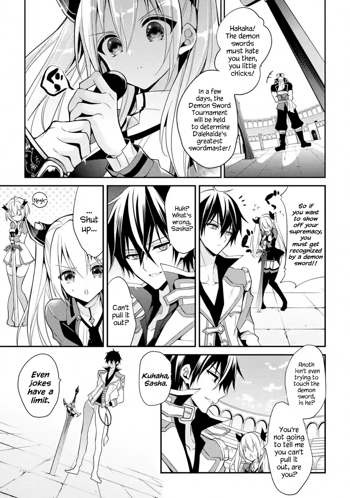Demon King Mismatched School ~The Founder of the Strongest Demon King in History, He Arrives at School as Descendants After Reincarnating~ Chapter 14 page 7 - Chapter 14: Demon Sword Training