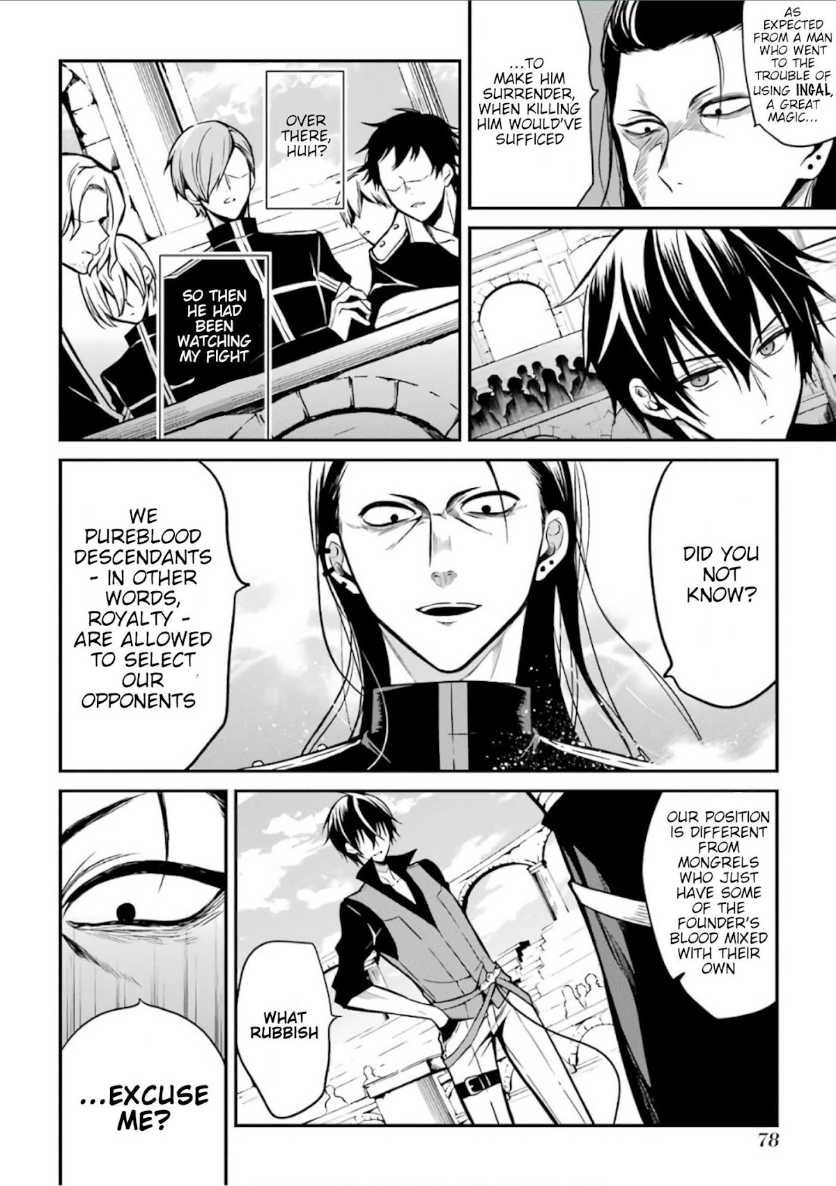 Demon King Mismatched School ~The Founder of the Strongest Demon King in History, He Arrives at School as Descendants After Reincarnating~ Chapter 2 page 8 - Chapter 2: Royalty