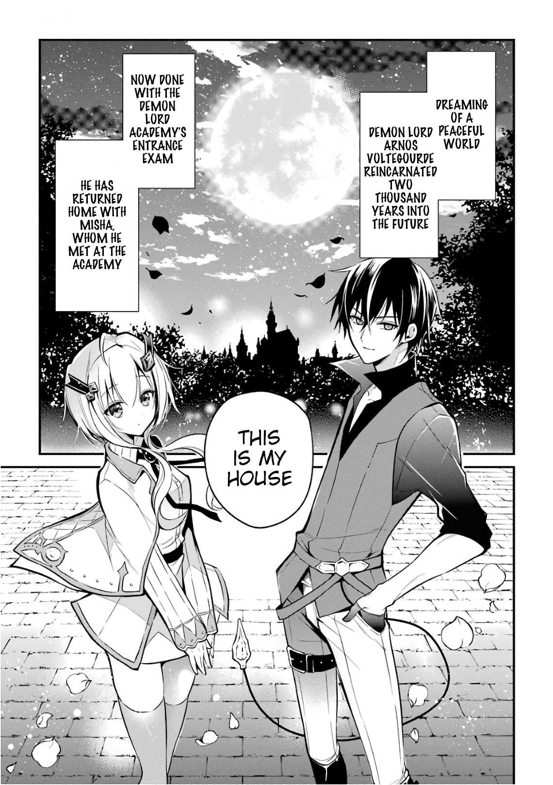Demon King Mismatched School ~The Founder of the Strongest Demon King in History, He Arrives at School as Descendants After Reincarnating~ Chapter 3 page 1 - Chapter 3: The Brand of an Unqualified Student