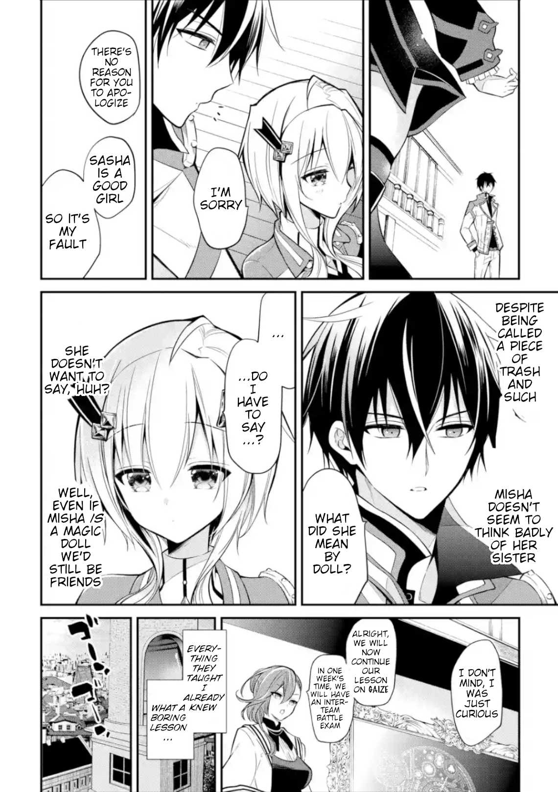 Demon King Mismatched School ~The Founder of the Strongest Demon King in History, He Arrives at School as Descendants After Reincarnating~ Chapter 4 page 10 - Chapter 4: Inter-Team Battle Exam