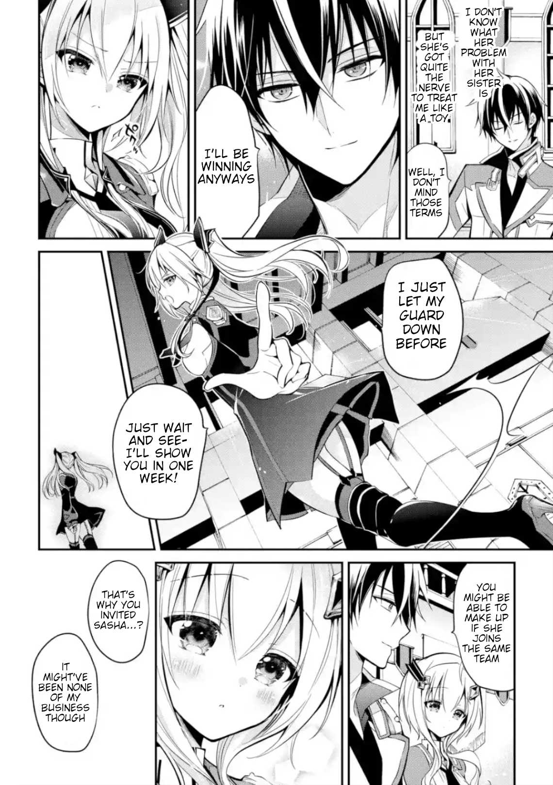 Demon King Mismatched School ~The Founder of the Strongest Demon King in History, He Arrives at School as Descendants After Reincarnating~ Chapter 4 page 16 - Chapter 4: Inter-Team Battle Exam