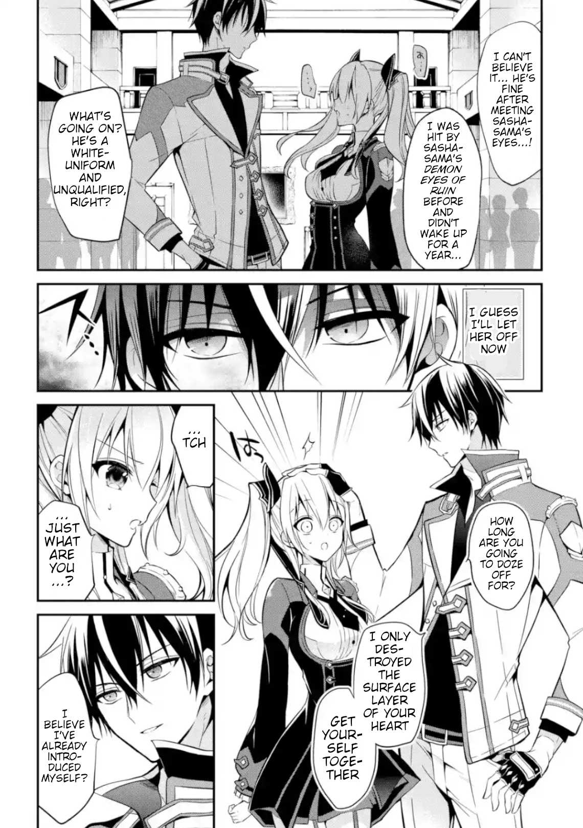 Demon King Mismatched School ~The Founder of the Strongest Demon King in History, He Arrives at School as Descendants After Reincarnating~ Chapter 4 page 8 - Chapter 4: Inter-Team Battle Exam