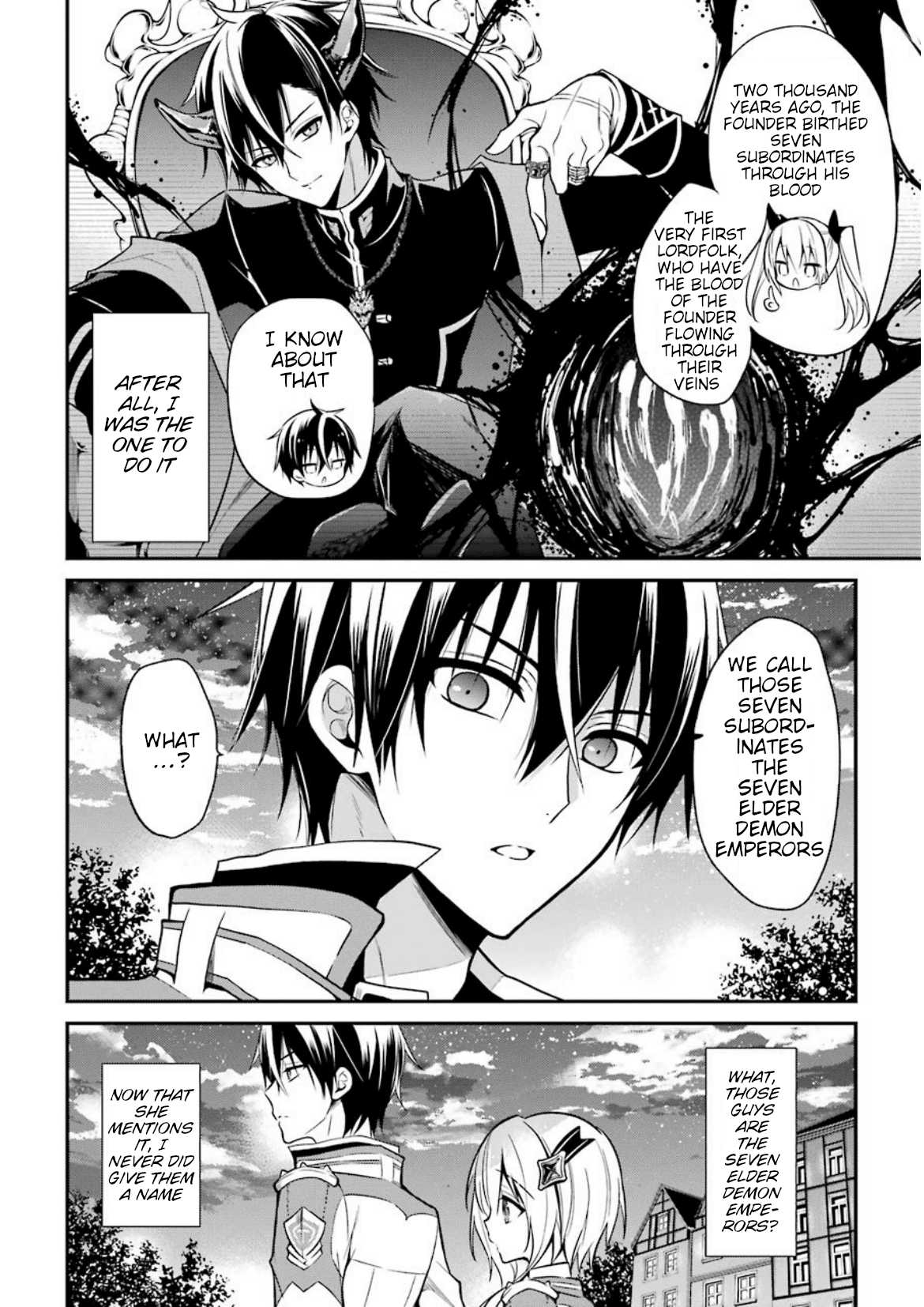 Demon King Mismatched School ~The Founder of the Strongest Demon King in History, He Arrives at School as Descendants After Reincarnating~ Chapter 6 page 16 - Chapter 6: The Necron Sisters