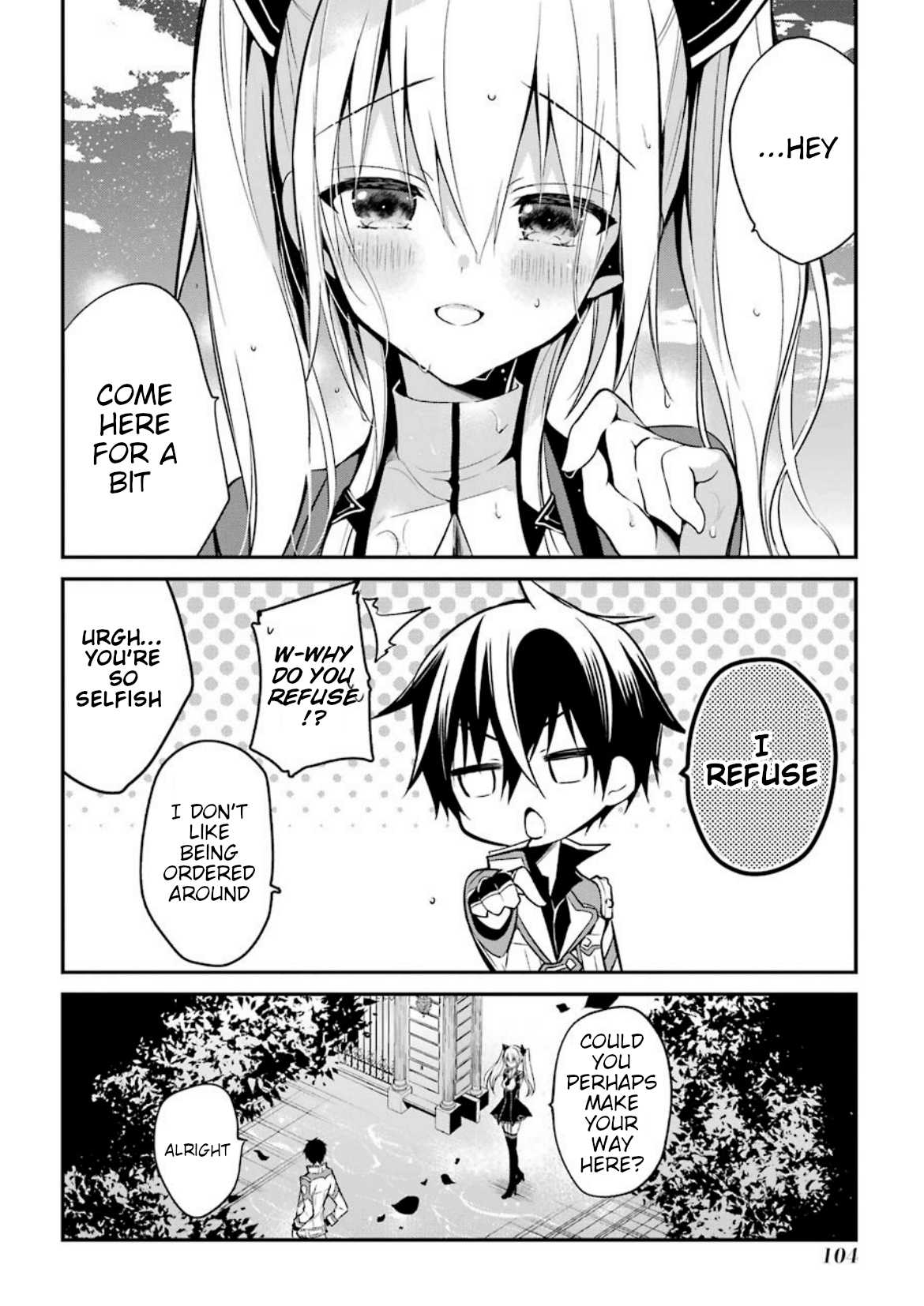 Demon King Mismatched School ~The Founder of the Strongest Demon King in History, He Arrives at School as Descendants After Reincarnating~ Chapter 6 page 24 - Chapter 6: The Necron Sisters