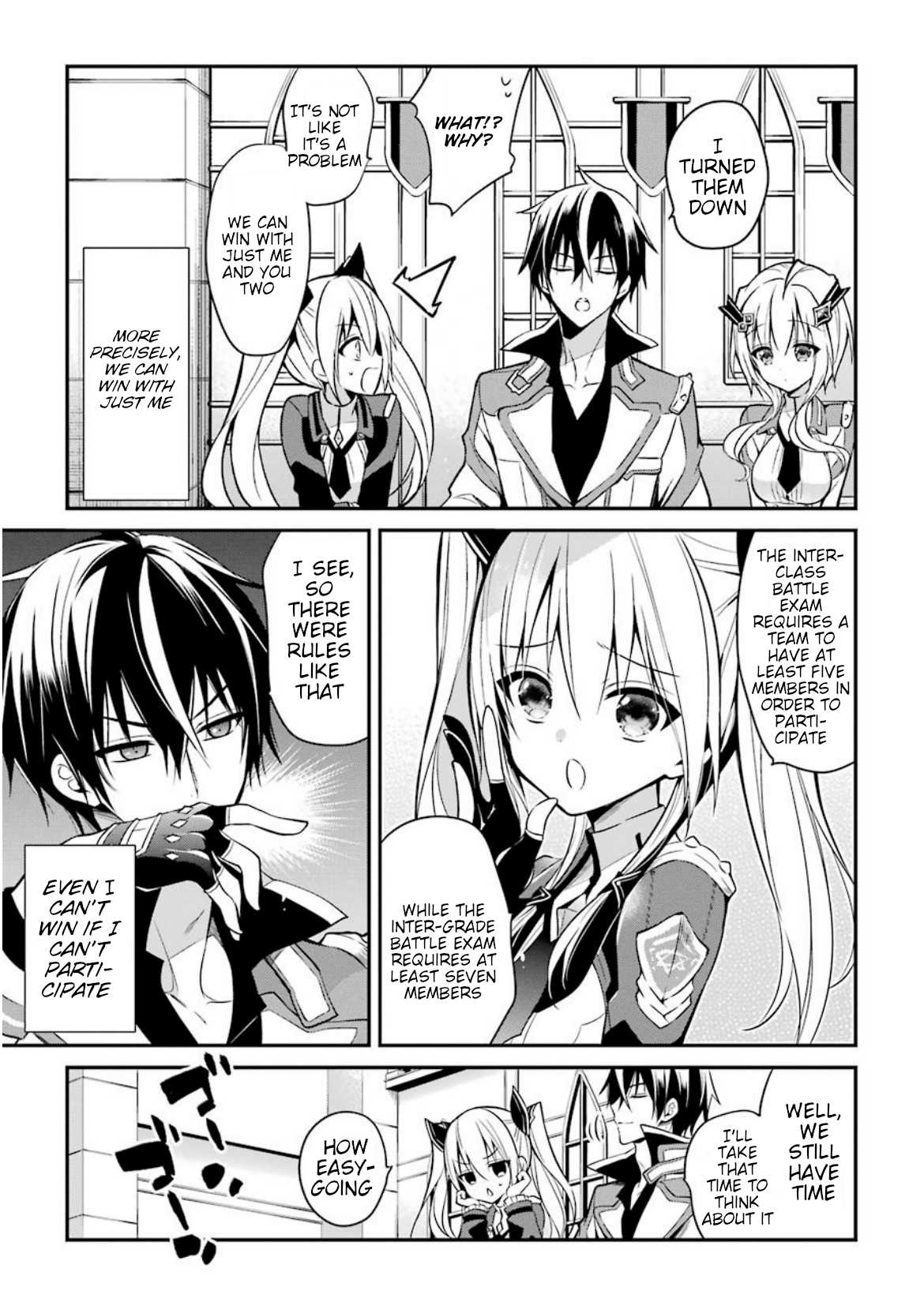 Demon King Mismatched School ~The Founder of the Strongest Demon King in History, He Arrives at School as Descendants After Reincarnating~ Chapter 6 page 32 - Chapter 6: The Necron Sisters