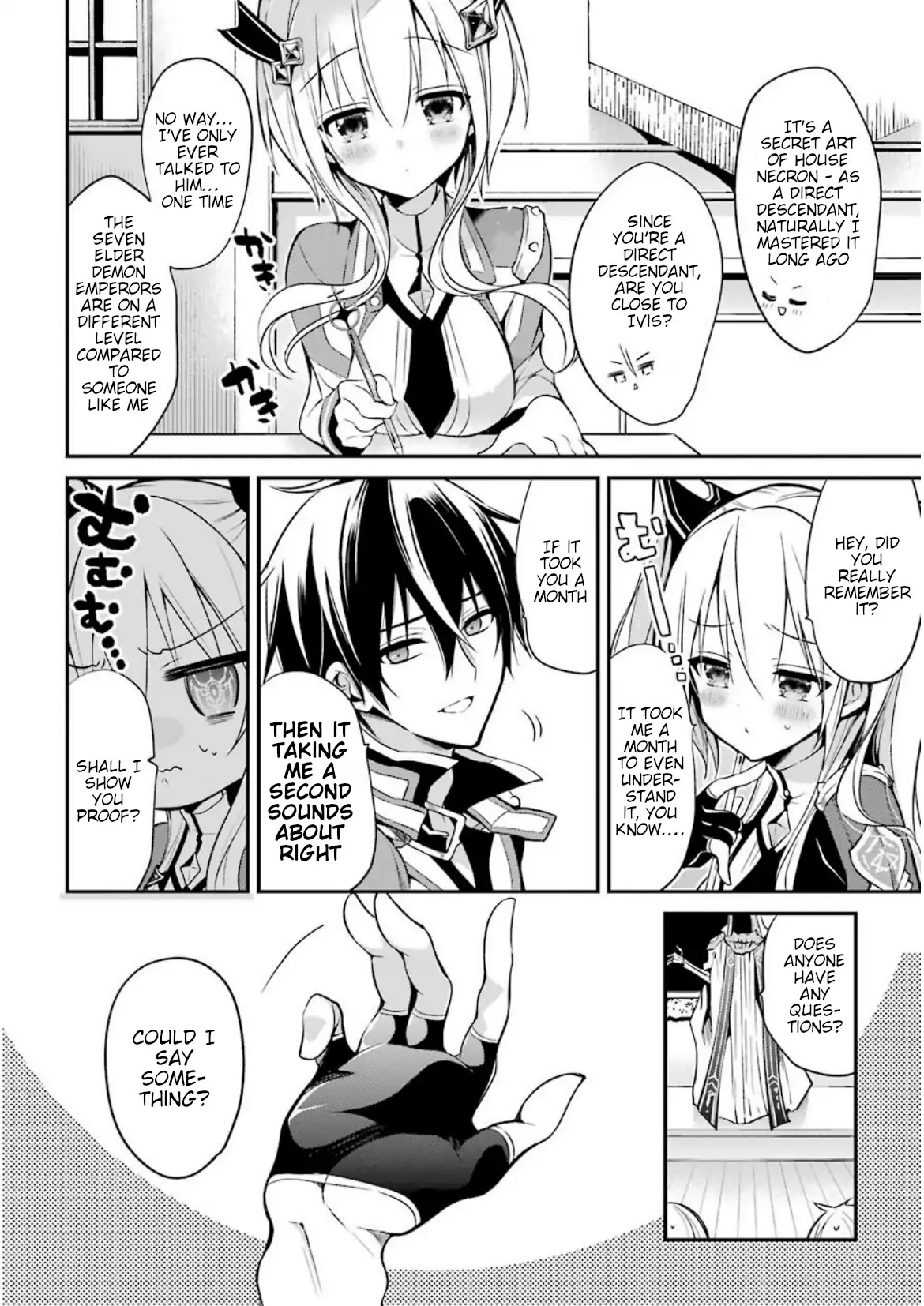 Demon King Mismatched School ~The Founder of the Strongest Demon King in History, He Arrives at School as Descendants After Reincarnating~ Chapter 7 page 12 - Chapter 7: Lesson on Great Magic