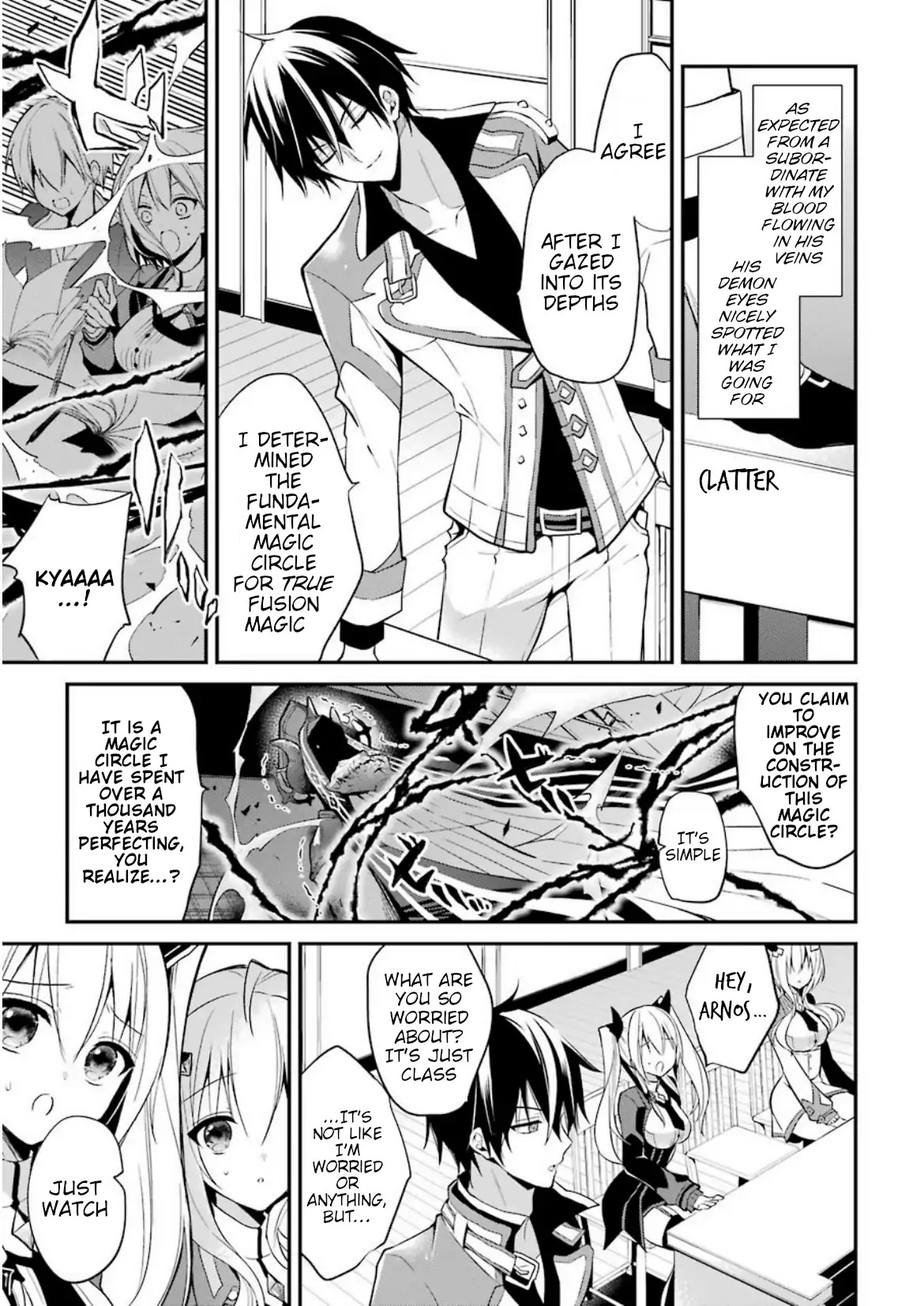 Demon King Mismatched School ~The Founder of the Strongest Demon King in History, He Arrives at School as Descendants After Reincarnating~ Chapter 7 page 15 - Chapter 7: Lesson on Great Magic