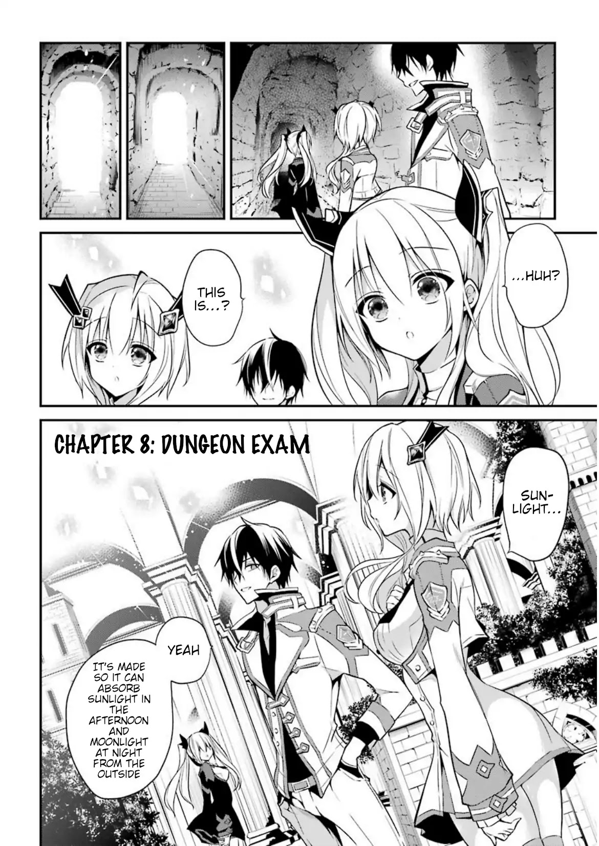 Demon King Mismatched School ~The Founder of the Strongest Demon King in History, He Arrives at School as Descendants After Reincarnating~ Chapter 8 page 2 - Chapter 8: Dungeon Exam