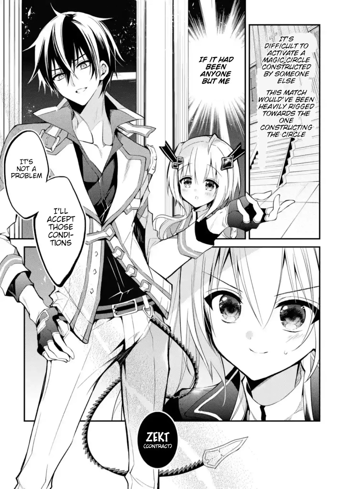Demon King Mismatched School ~The Founder of the Strongest Demon King in History, He Arrives at School as Descendants After Reincarnating~ Chapter 9 page 23 - Chapter 9: The Second Match