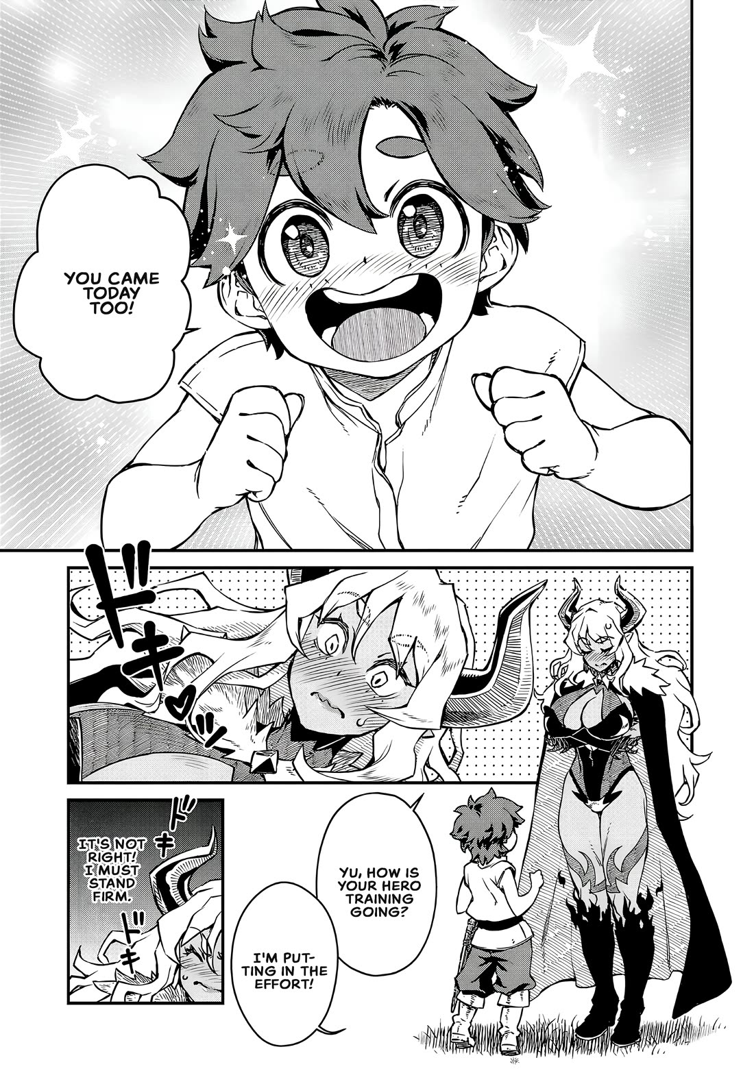 Demon Queen–sama Can't Defeat Hero-kun. Chapter 1 page 3 - Chapter 1