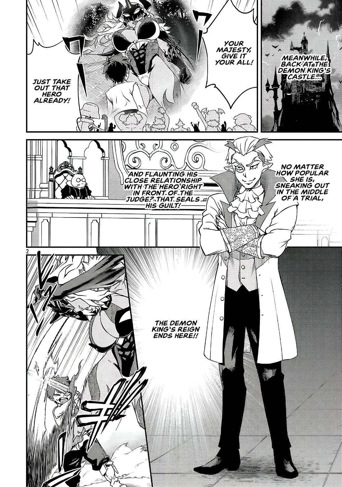 Demon Queen–sama Can't Defeat Hero-kun. Chapter 18 page 2 - Chapter 18