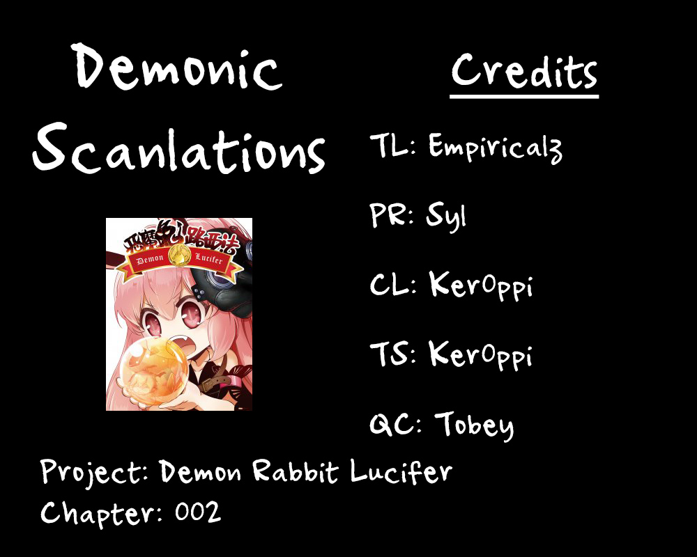 Demon Rabbit Lucifer Chapter 2.2 page 1 - Chapter 2 v2 : Carrot Danger