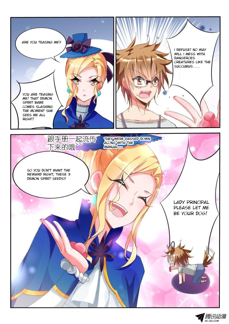 Demon Spirit Seed Manual Chapter 17 page 8 - Chapter 17: Lady Principal Please Let Me Be Your Dog