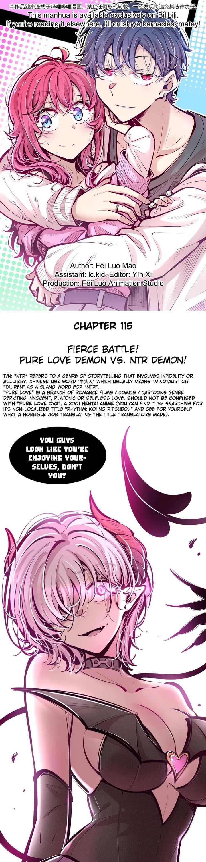Demon X Angel, Can't Get Along! Chapter 115 page 1 - Chapter 115: Fierce battle! Pure love demon vs. NTR demon!