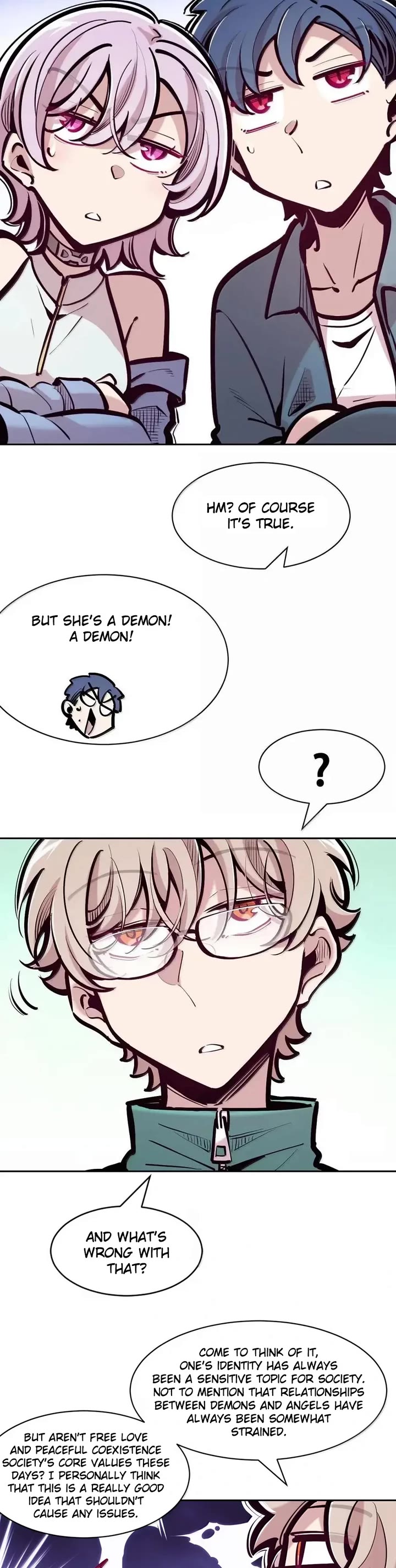 Demon X Angel, Can't Get Along! Chapter 128.2 page 5 - Chapter 128.2: Angel's offline meeting. Part 3