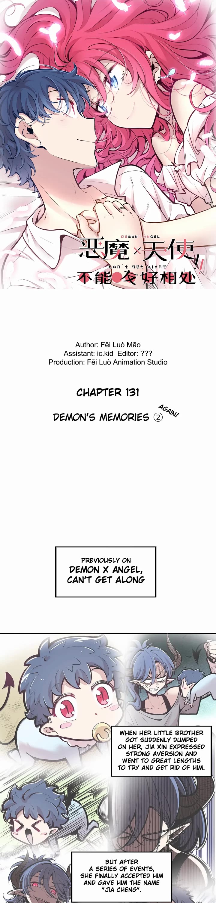 Demon X Angel, Can't Get Along! Chapter 131.2 page 1 - Chapter 131.2: Demon's memories ② part 2