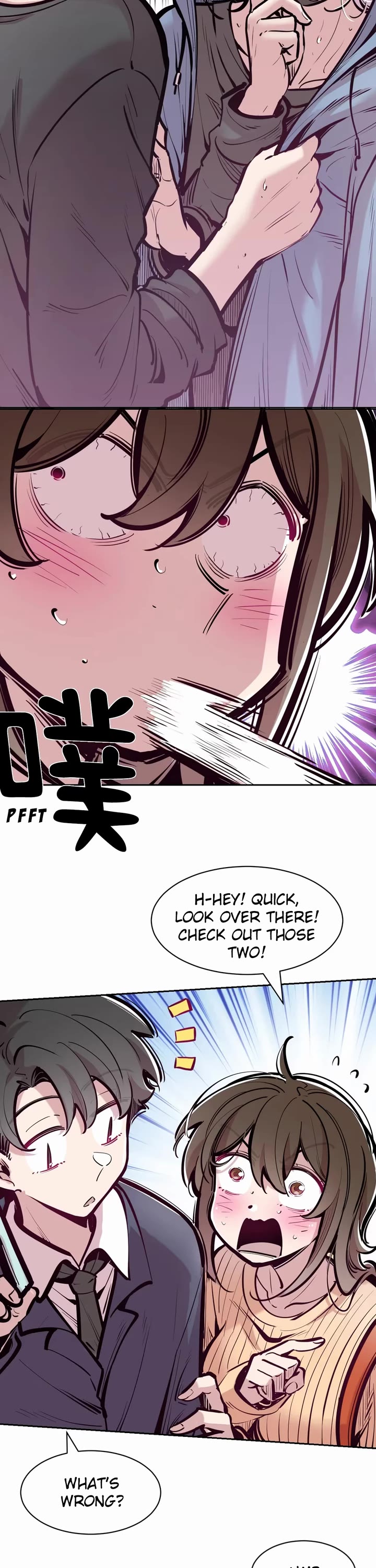 Demon X Angel, Can't Get Along! Chapter 135.5 page 2 - Chapter 135.5: Extra. The subway scene from another angle